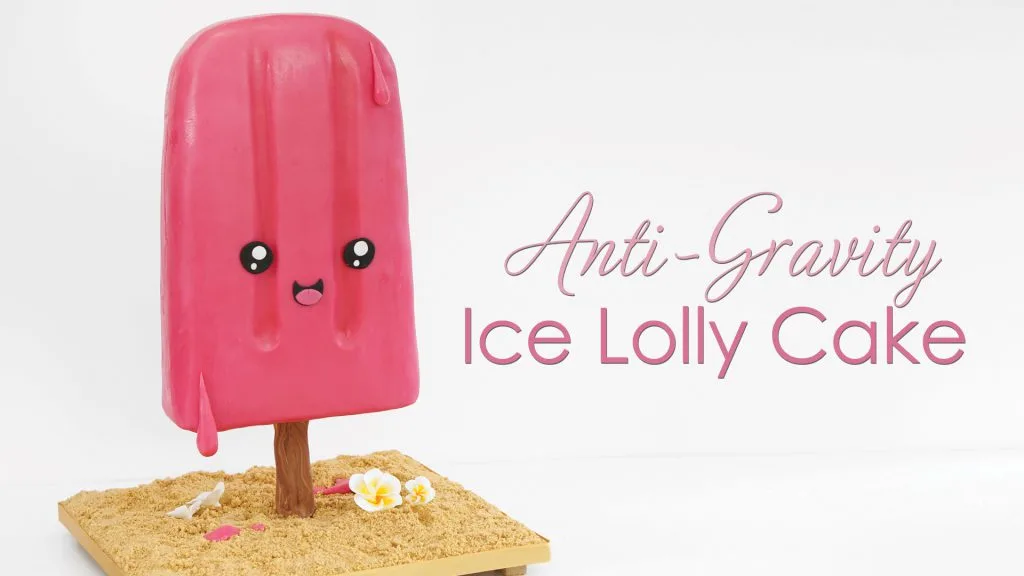 anti gravity ice lolly popsicle cake