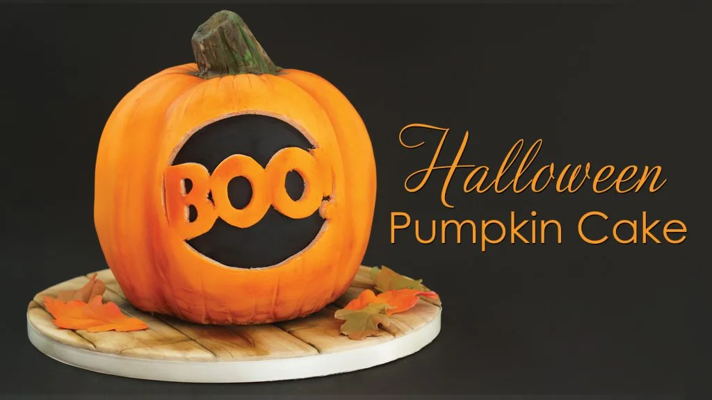 Halloween Pumpkin Cake Tutorial