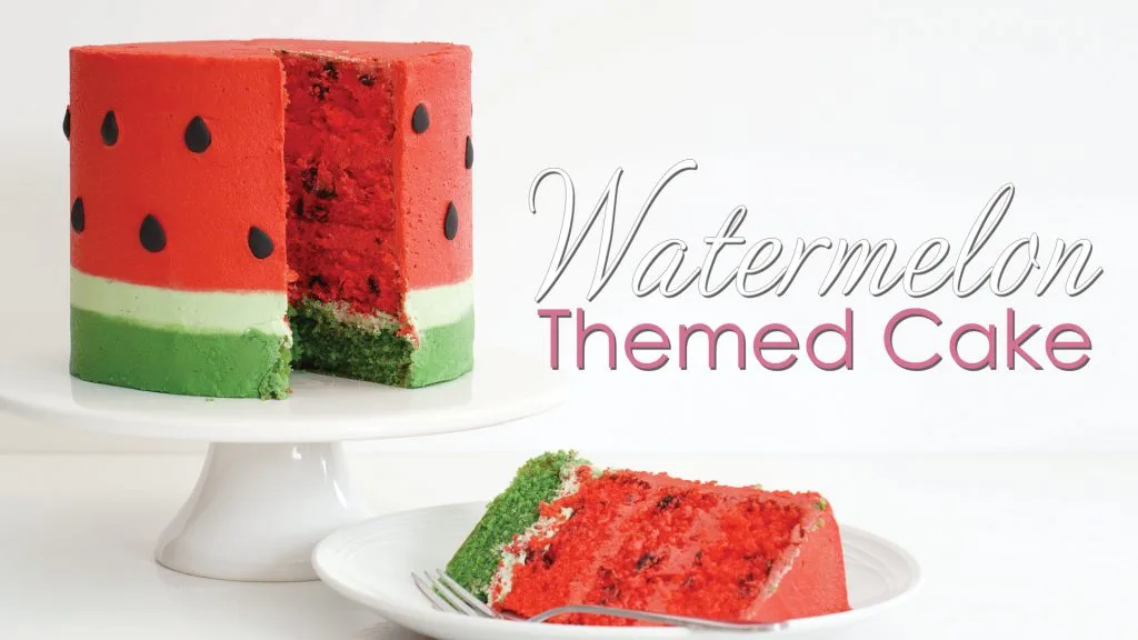 Watermelon Cake tutorial