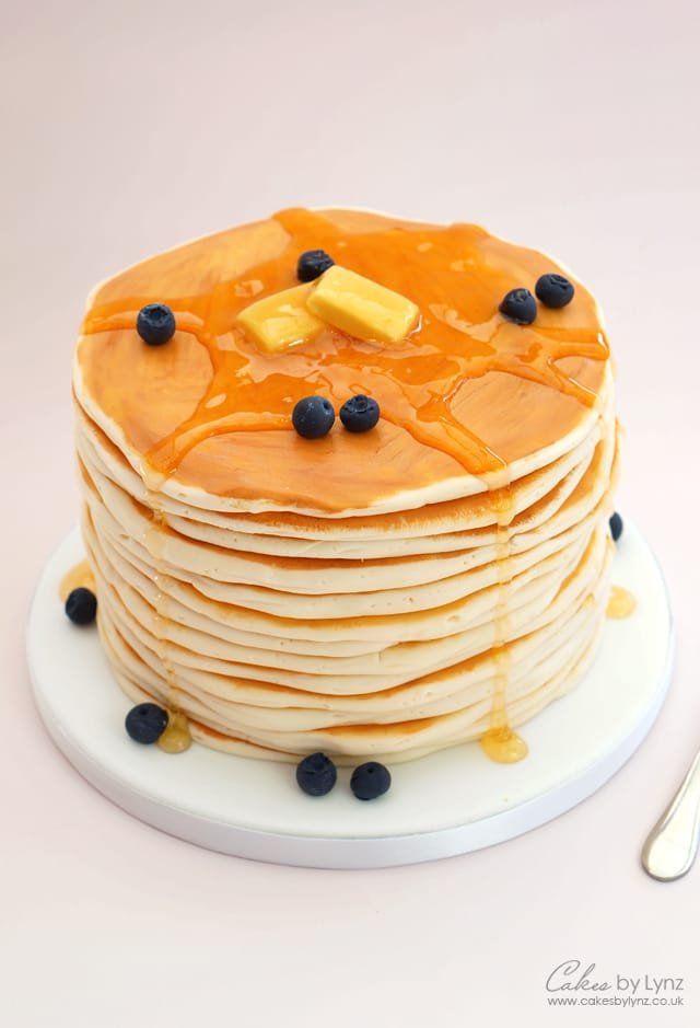 Pancake cake tutorial