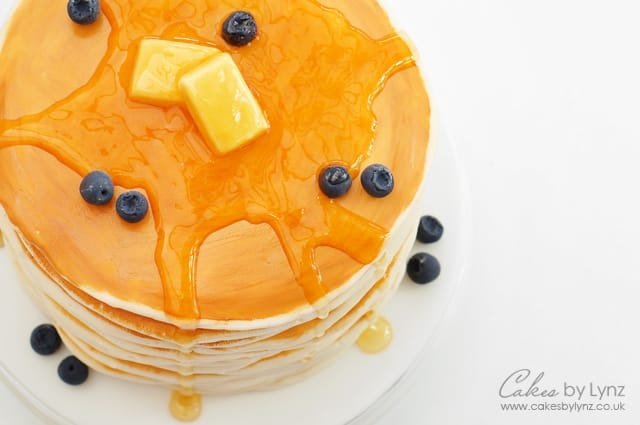 Pancakes cake tutorial
