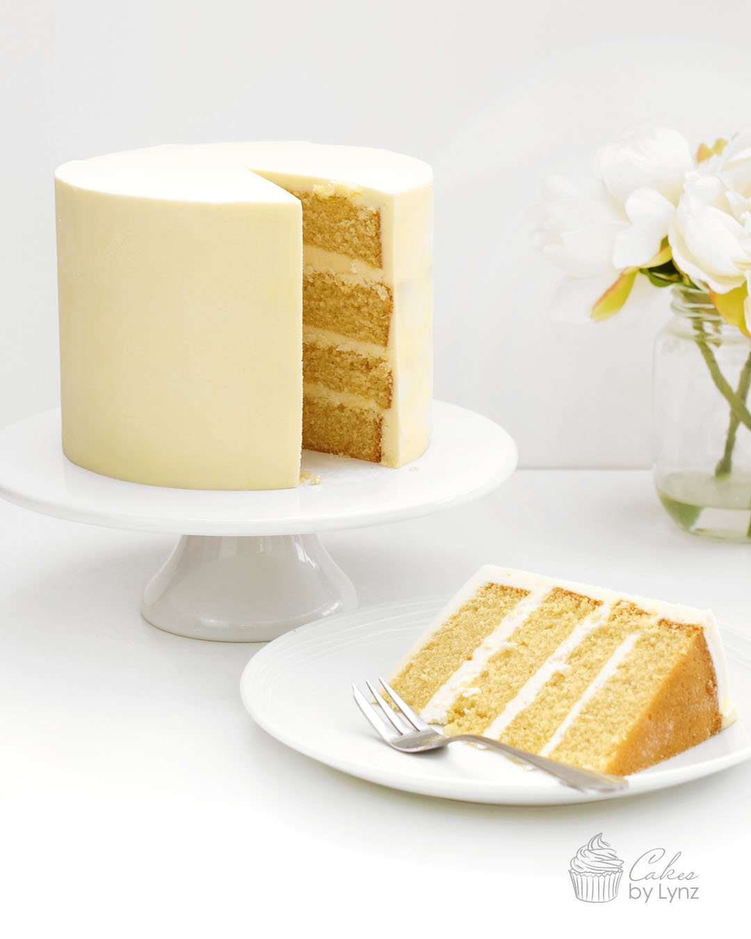 Easy vanilla sponge cake recipe