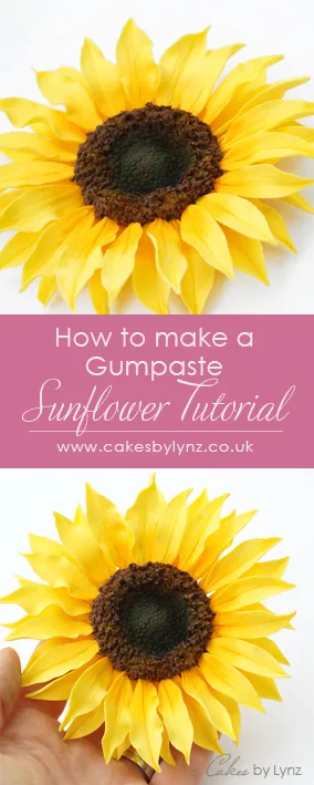 Gumpaste Sugar Sunflower tutorial