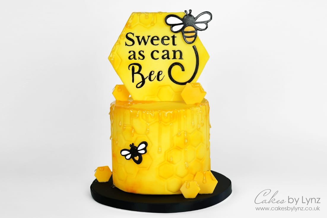 Bumble Bee Cake Tutorial – Using Sweet Stamp