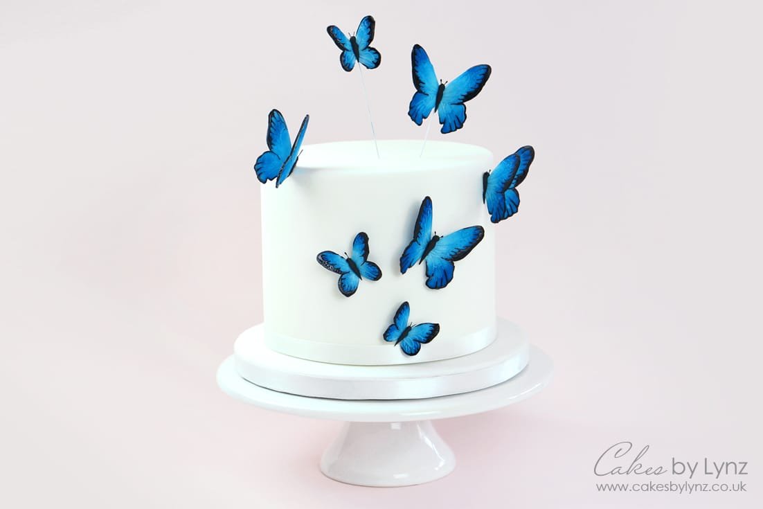 Gumpaste Butterfly Cake Tutorial