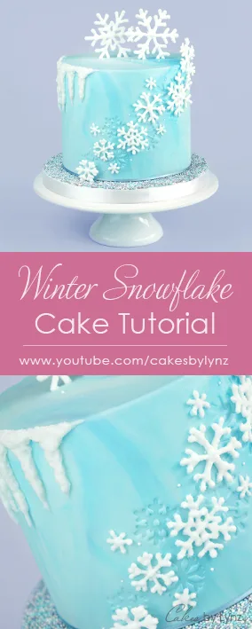 Snowflake Cake Tutorial