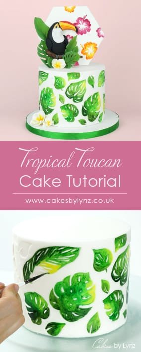 Tropical Toucan Cake Tutorial