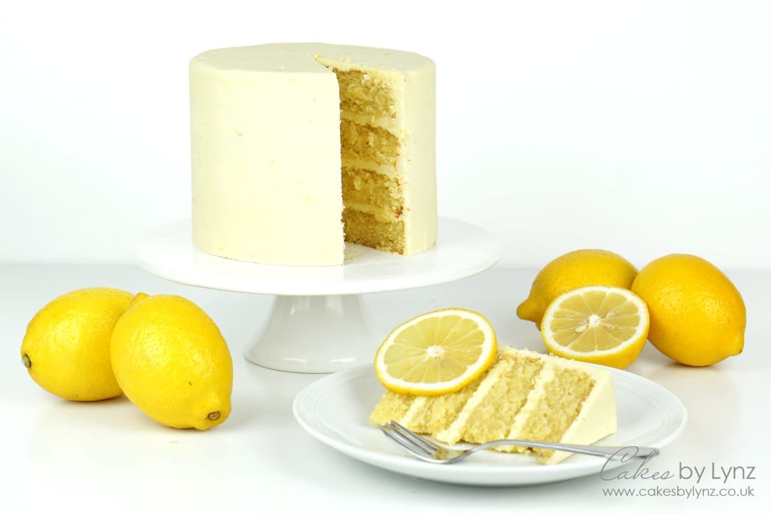 Lemon Sponge Cake Recipe – with lemon drizzle & lemon ganache