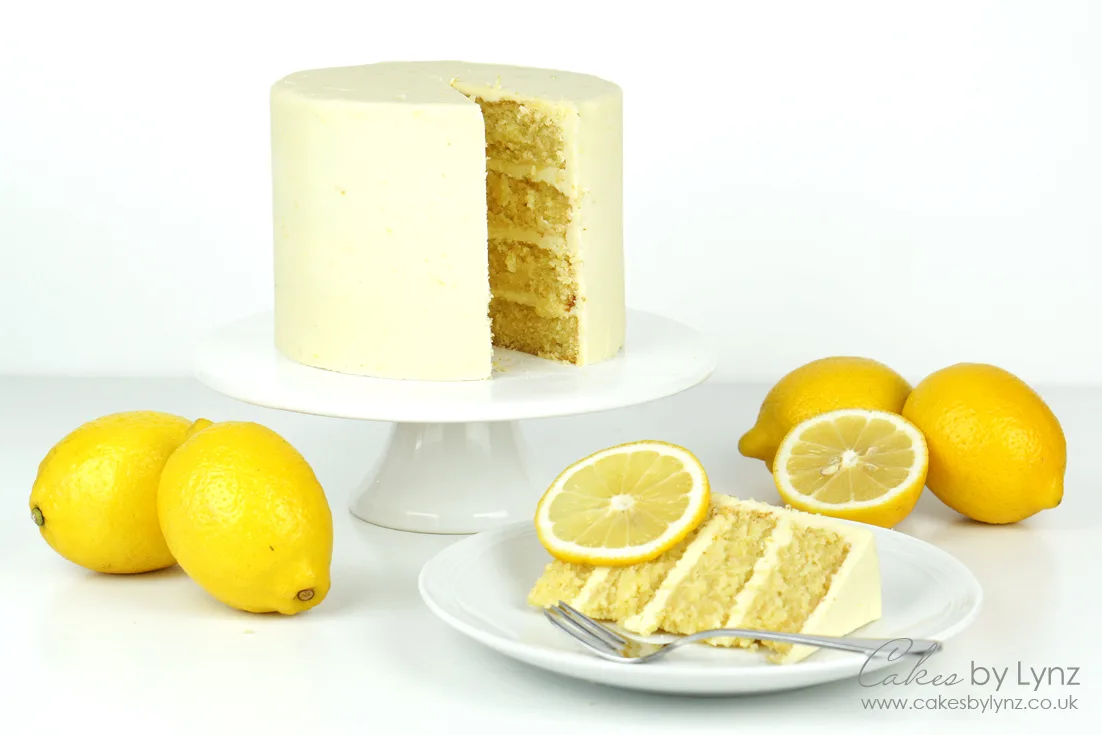 Lemon Sponge Cake Recipe – with lemon drizzle & lemon ganache