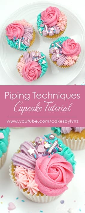 buttercream cupcake piping techniques