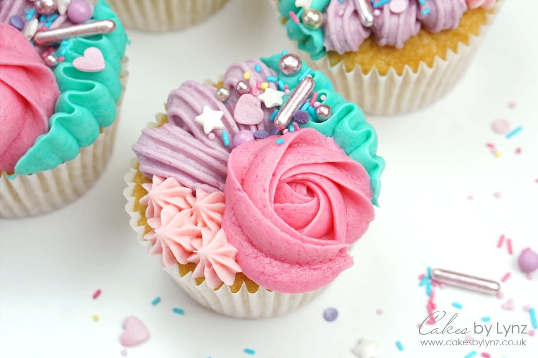 Buttercream Cupcake Piping Techniques #8