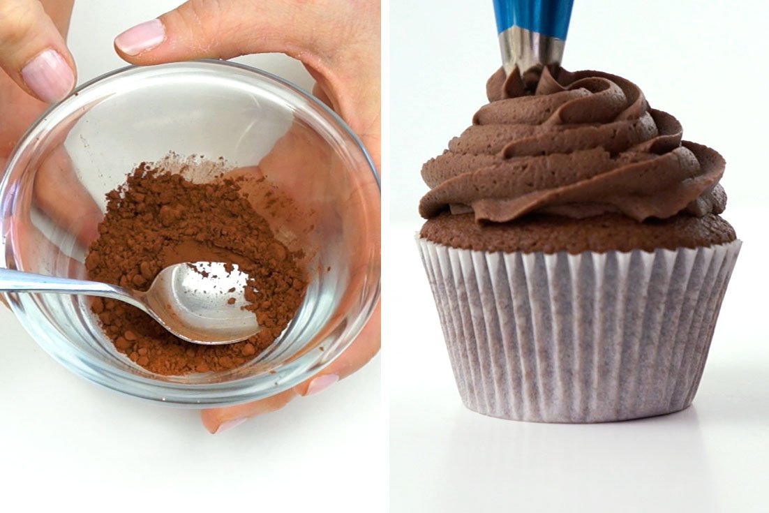 how to make chocolate American buttercream