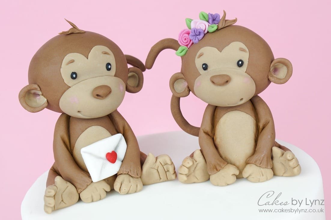 Cute Monkey Animal Cake Toppers Tutorial