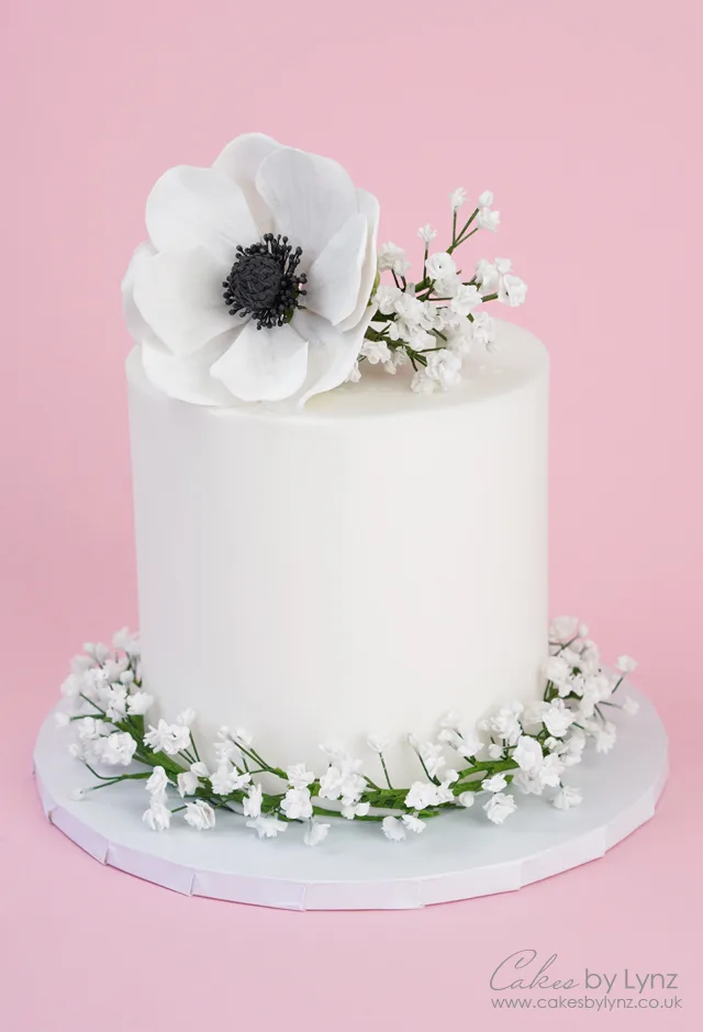 gypsophila - baby's breath gumpaste flowers tutorial