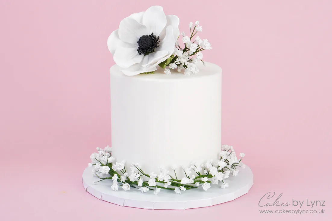 gumpaste gypsophila / baby's breath to add on to cakes