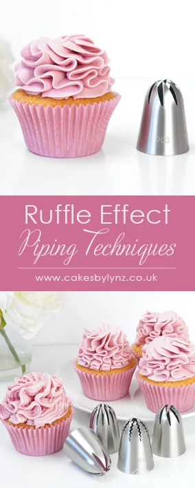 Piped Ruffles Ruffle Effect Piping Techniques - New Piping Tips - Cakes by Lynz