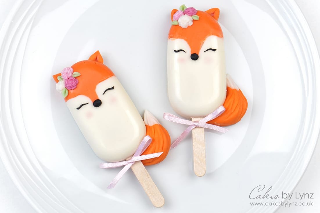 Cute Woodland Fox Cakesicles / Popsicle Tutorial