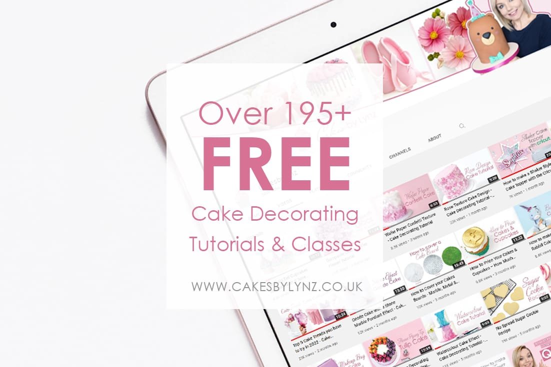 195+ Free Cake Decorating Tutorials / Cake Classes