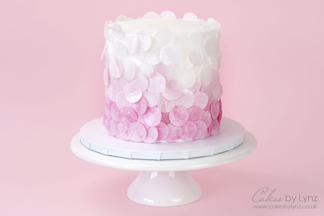 How to create a Wafer Paper Confetti Texture for your cakes