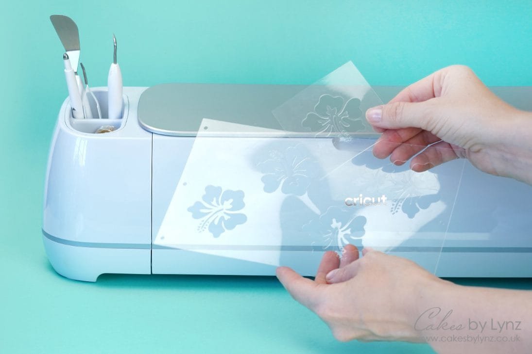 cutting acetate stencils using the cricut maker 3