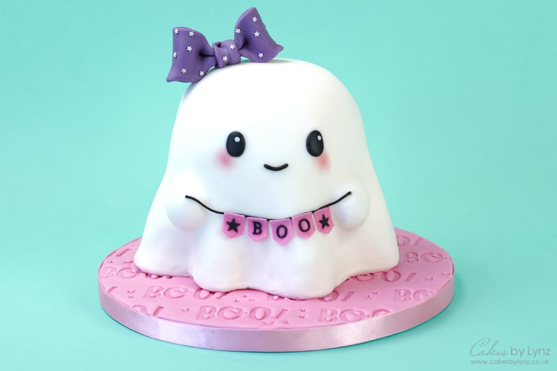 Cute Halloween Ghost Cake Tutorial