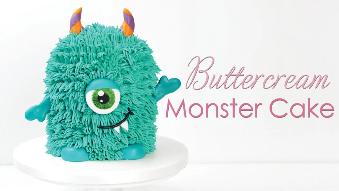 Buttercream Monster Cake tutorial