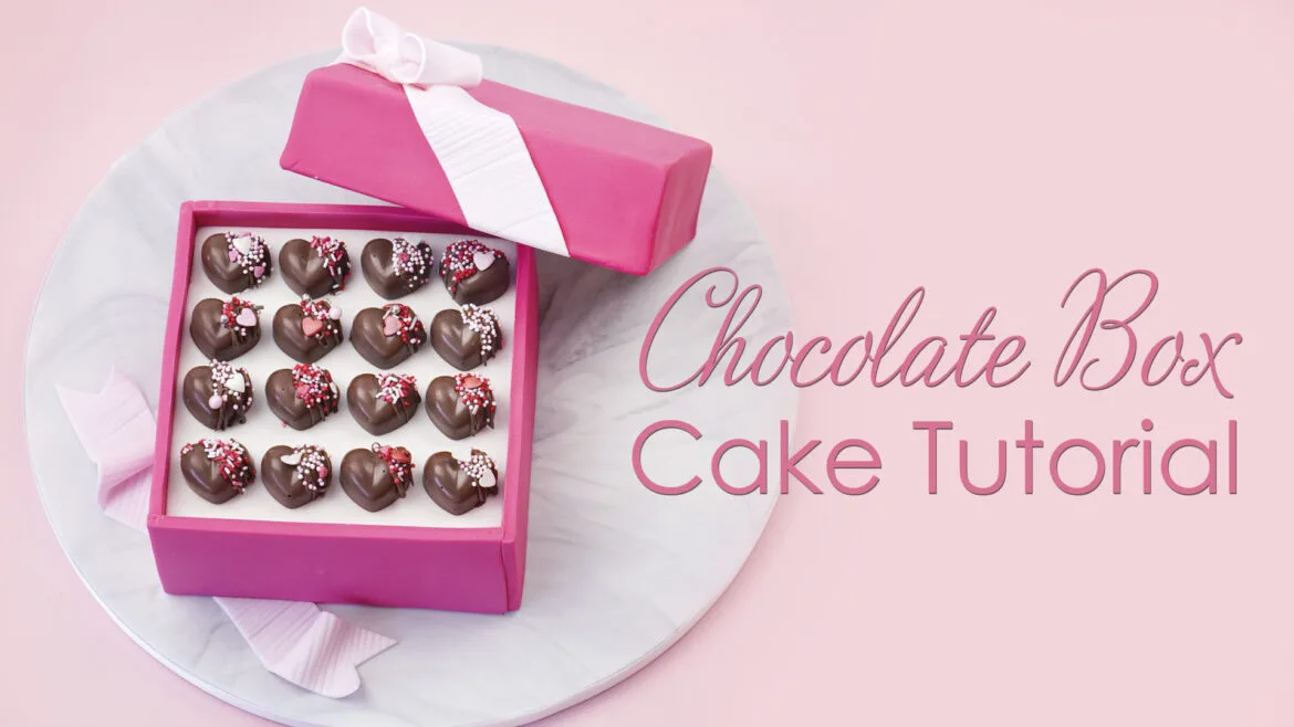 realistic chocolate Box cake tutorial
