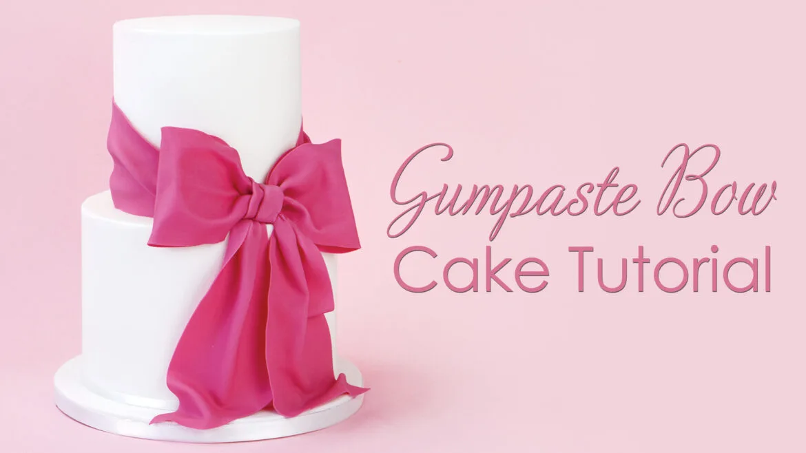 Giant Gumpaste Bow Cake Tutorial