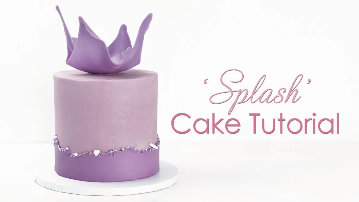 chocolate Splash Cake Tutorial