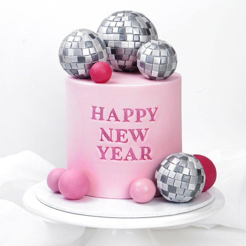 Create Your Own Edible Disco Ball Cake Toppers