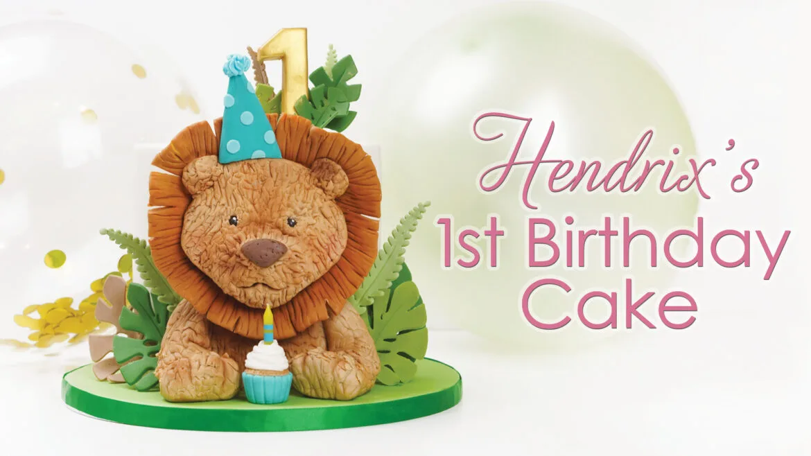 how to make a 3d lion cake tutorial