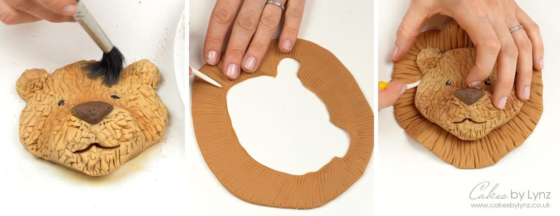 How to make a 3d lion cake topper tutorial