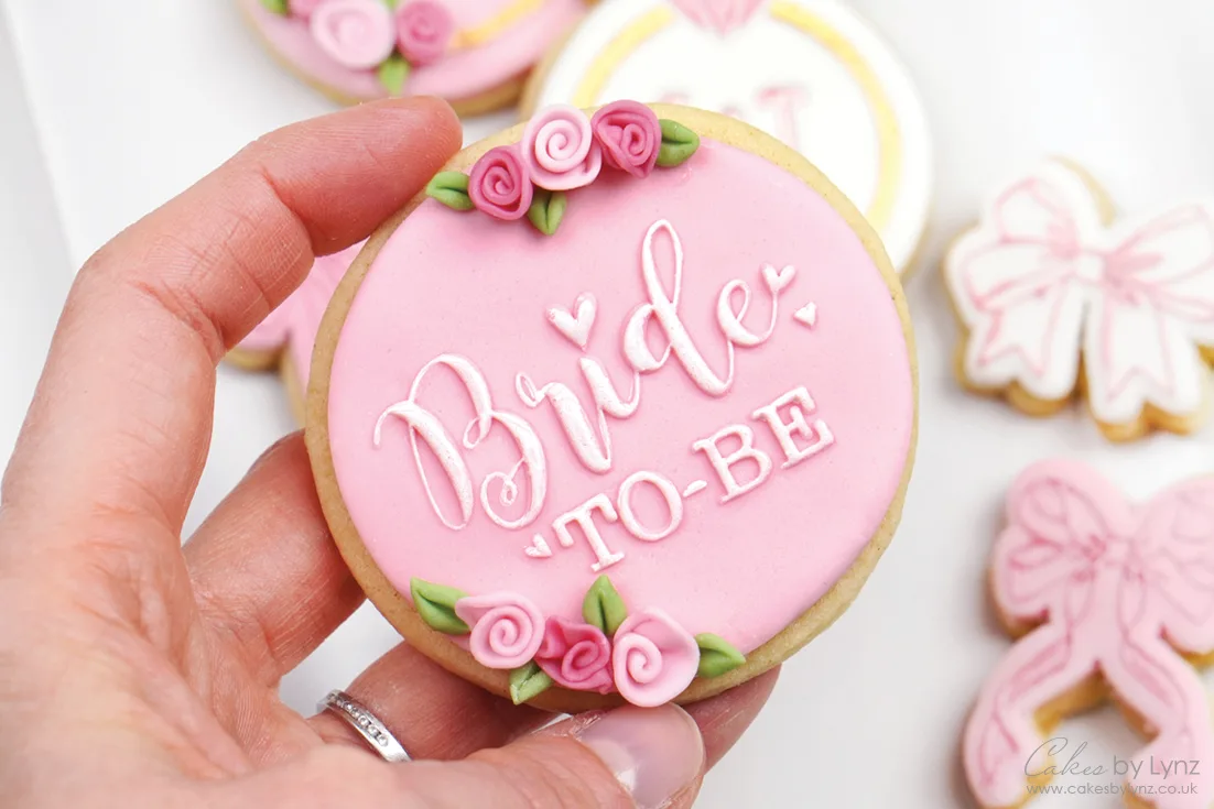 Quick & Easy Wedding Cookies Using SweetStamp OutBoss Stamps