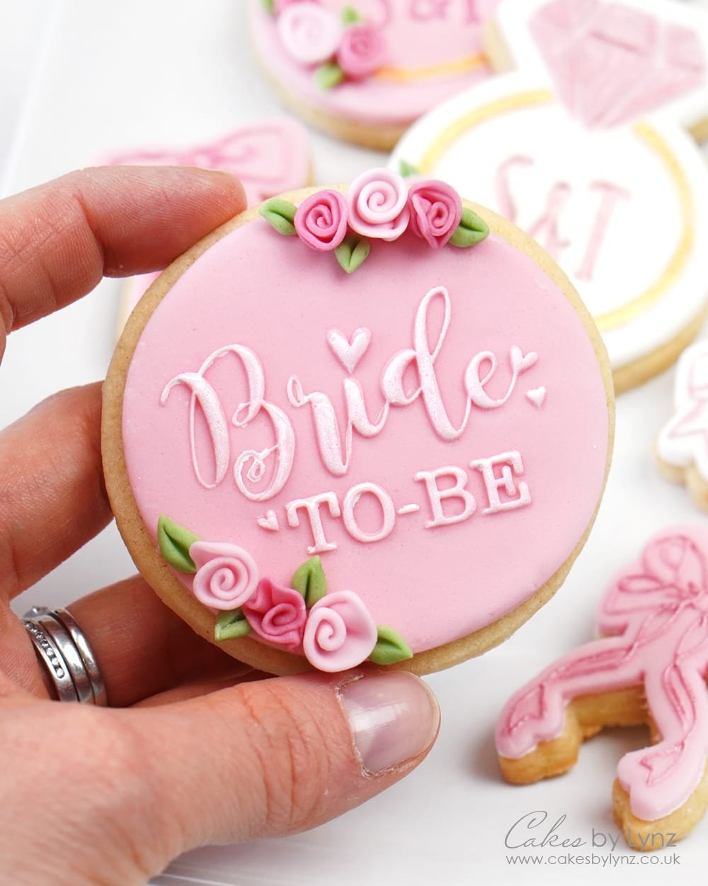 SweetStamp OutBoss Stamps wedding cookies