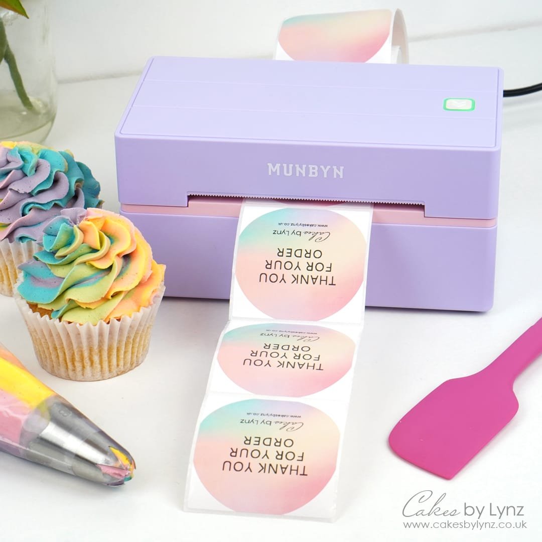 DIY bakery stickers using the Munbyn bluetooth printer