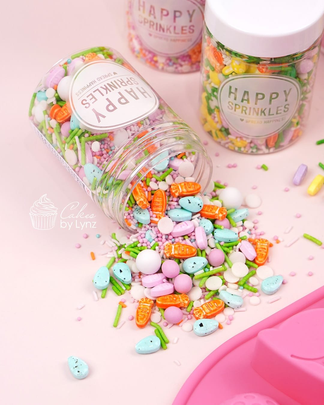 Happy Sprinkles Easter Unboxing tipped out sprinkles