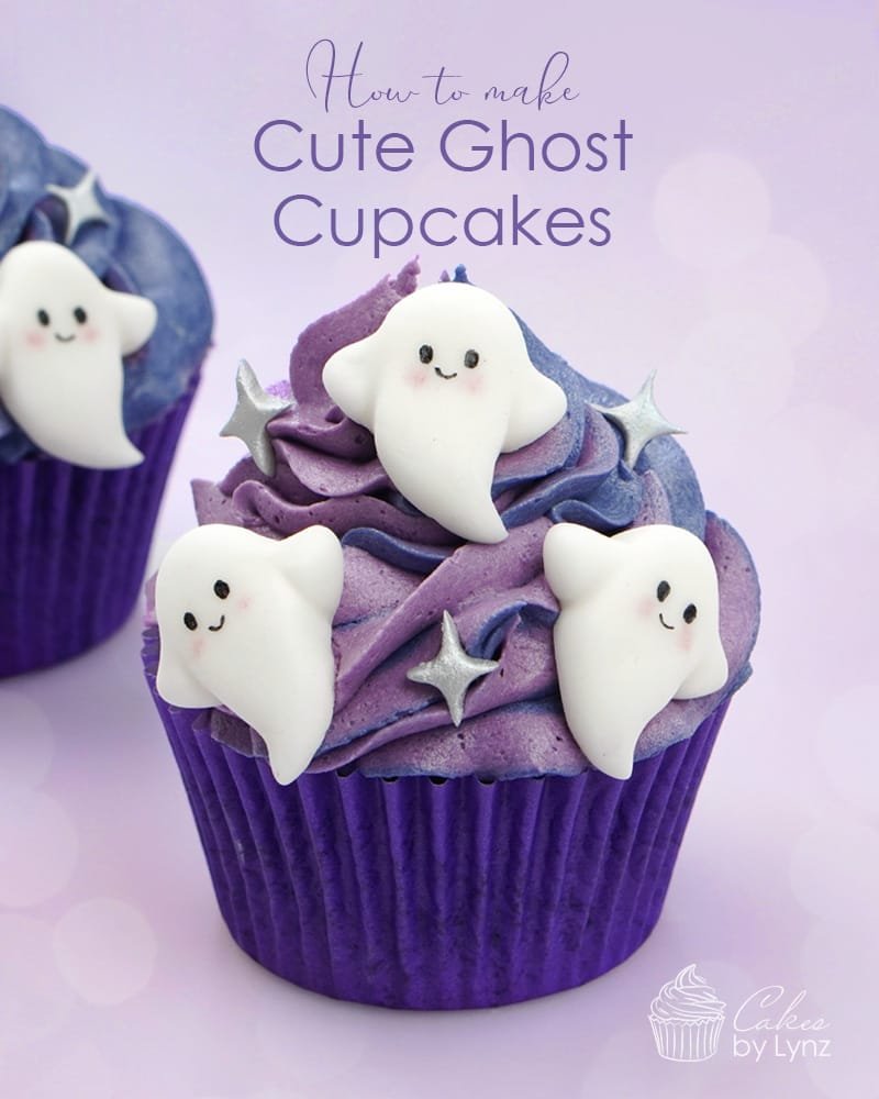 How to make cute ghost cupcakes