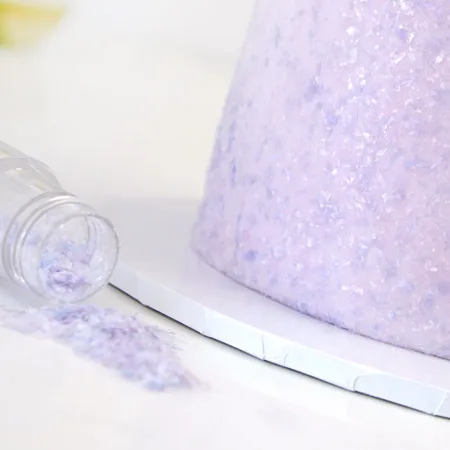 How to add edible glitter to make your cakes Sparkle