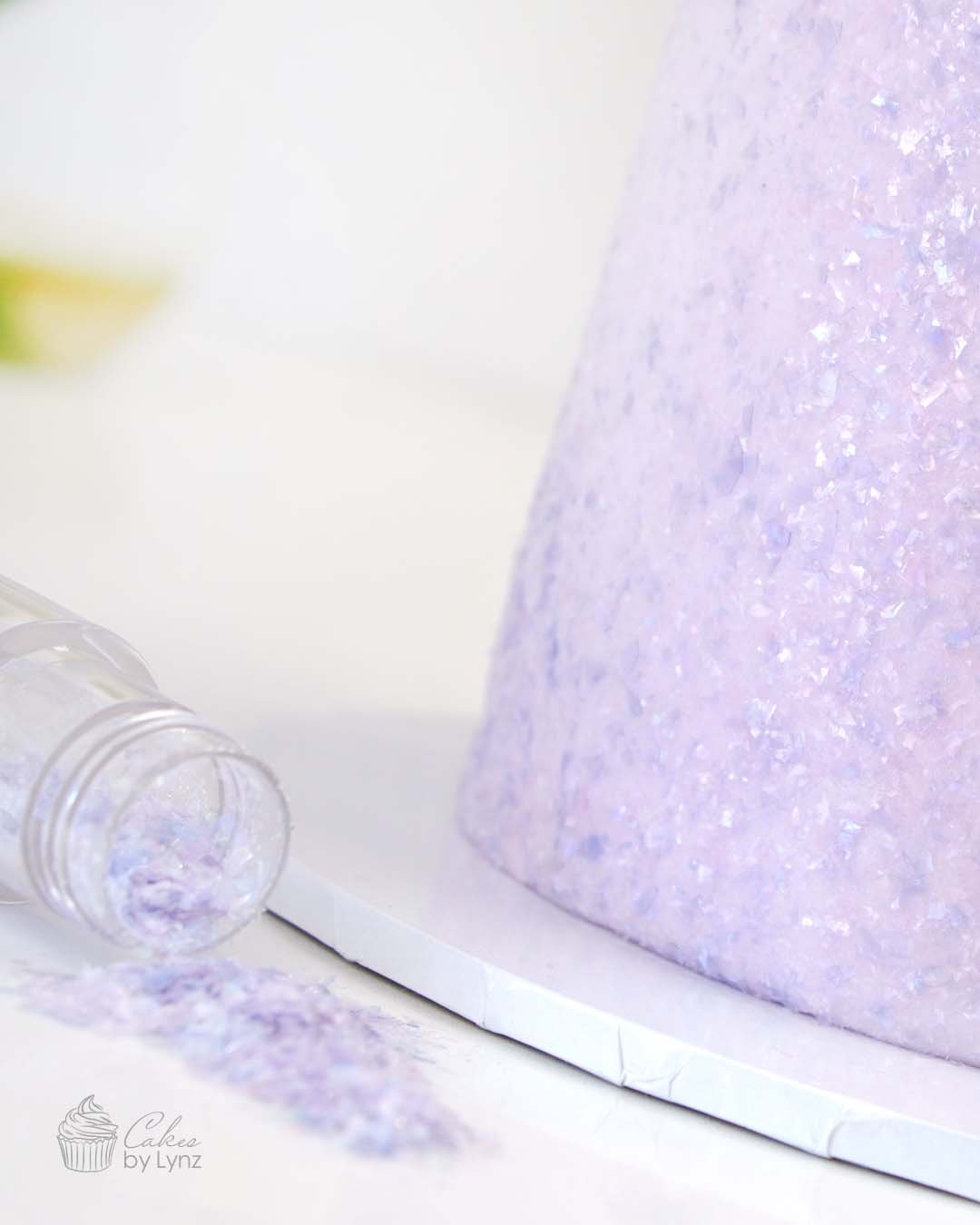 lilac edible glitter sparkle