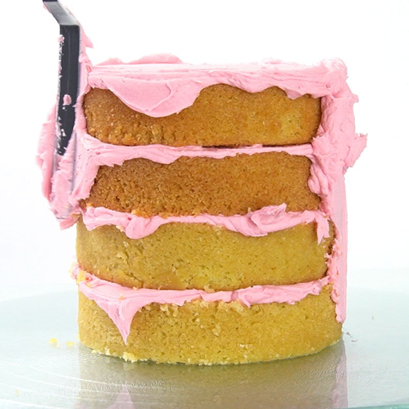 The difference between cake layers and cake tiers?