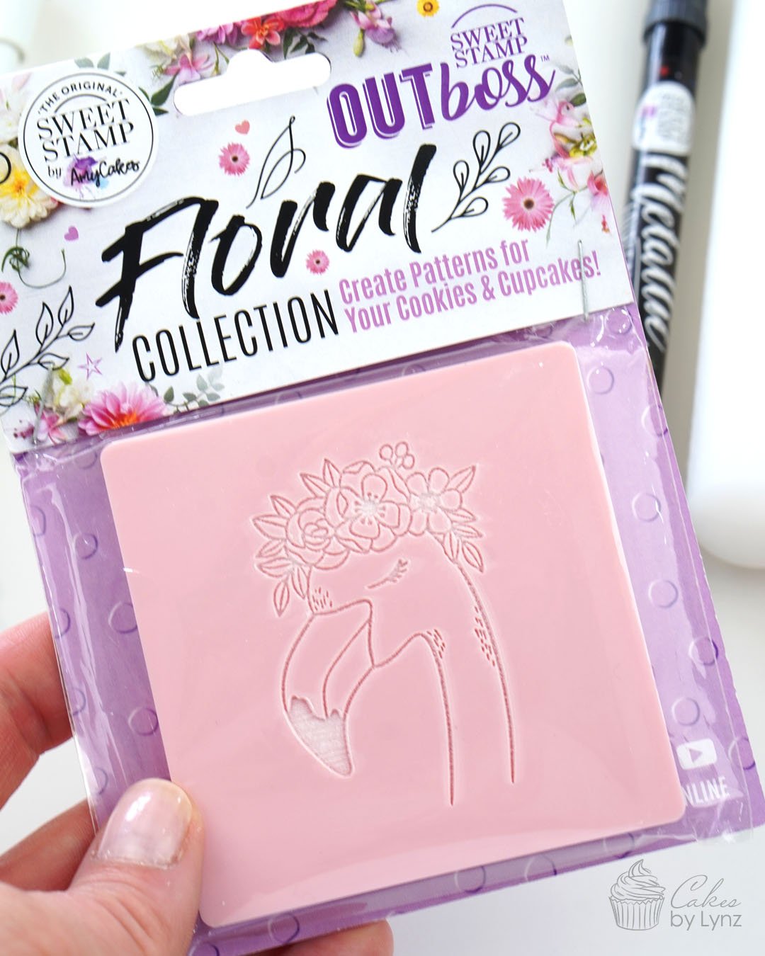 floral collection sweet stamp flamingo outboss stamp