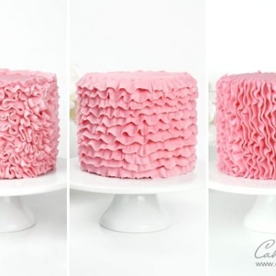 Buttercream Ruffle Cake Techniques tutorial