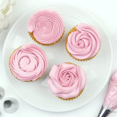 Cupcake Rosettes piping techniques