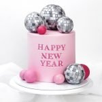How to create edible disco ball cake toppers FEATURED