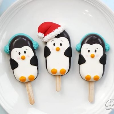 Penguin cakesicles tutorial