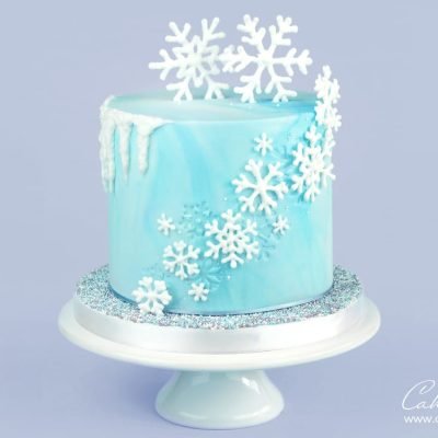 Snowflake Cake Tutorial