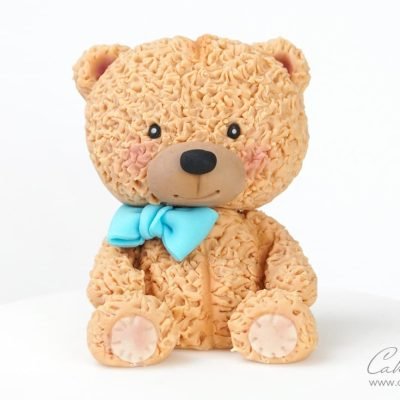 Teddy Bear Cake Topper tutorial