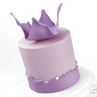 chocolate splash cake tutorial with buttercream fault line