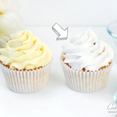 how to make your buttercream white
