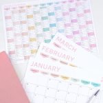 free printable 2025 yearly and monthly planner calendar